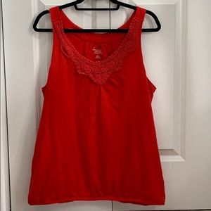 Lane Bryant crochet front tank